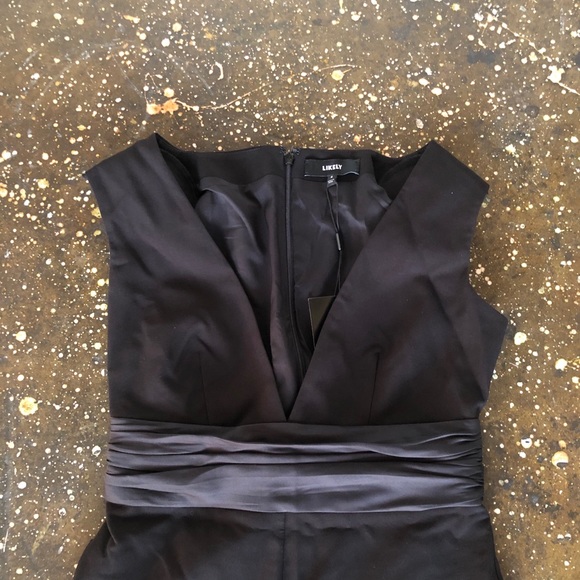 LIKELY Maggie Jumpsuit Black Party Cocktail 6 - Picture 7 of 11